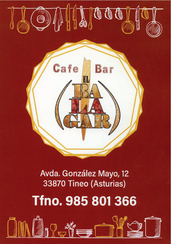 Carta de Café Bar Balagar, pag 01